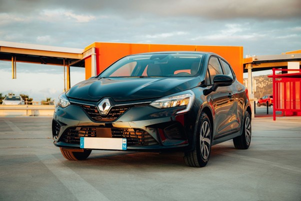 Renault Clio, a popular choice for first-time drivers with low insurance premiums for 17-year-olds.